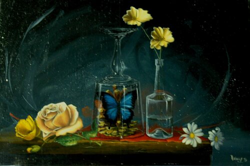 NATURE CAPTIVE. van Michel MICHAUX, Schilderij te koop op Singulart
