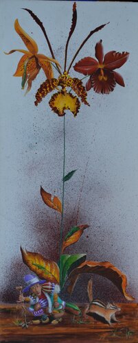 LE CHASSEUR DE TAMIAS. van Michel MICHAUX, Schilderij te koop op Singulart
