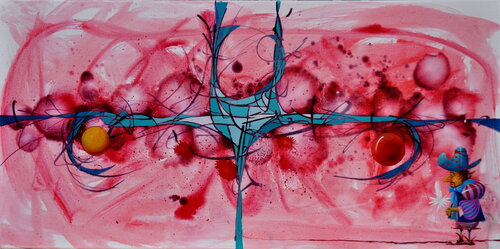 ABSTRACTION 52. di Michel MICHAUX, Pittura in vendita su Singulart