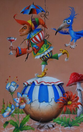 L'INTRUS by Michel MICHAUX, Work on Paper for Sale on Singulart