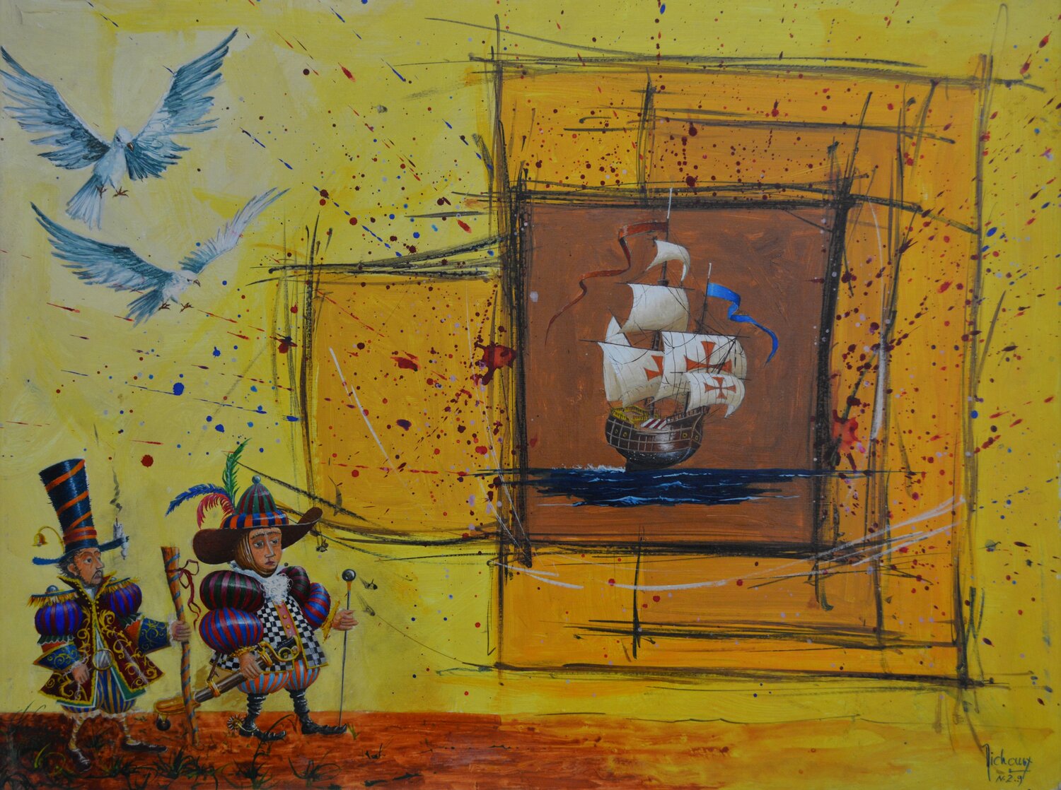 "LES SOUVENIRS." Michel MICHAUX