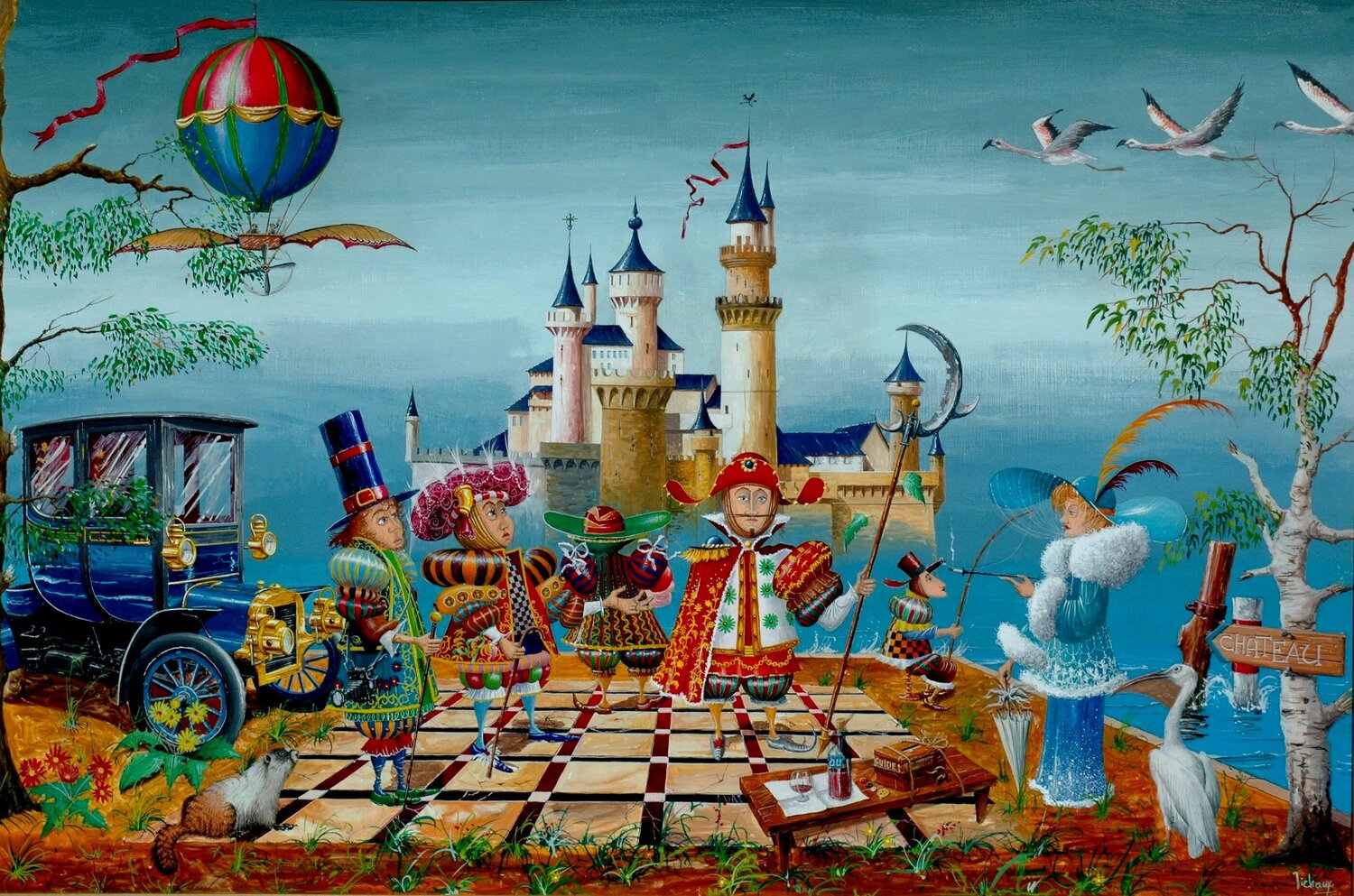 LES TOURISTES. Michel MICHAUX