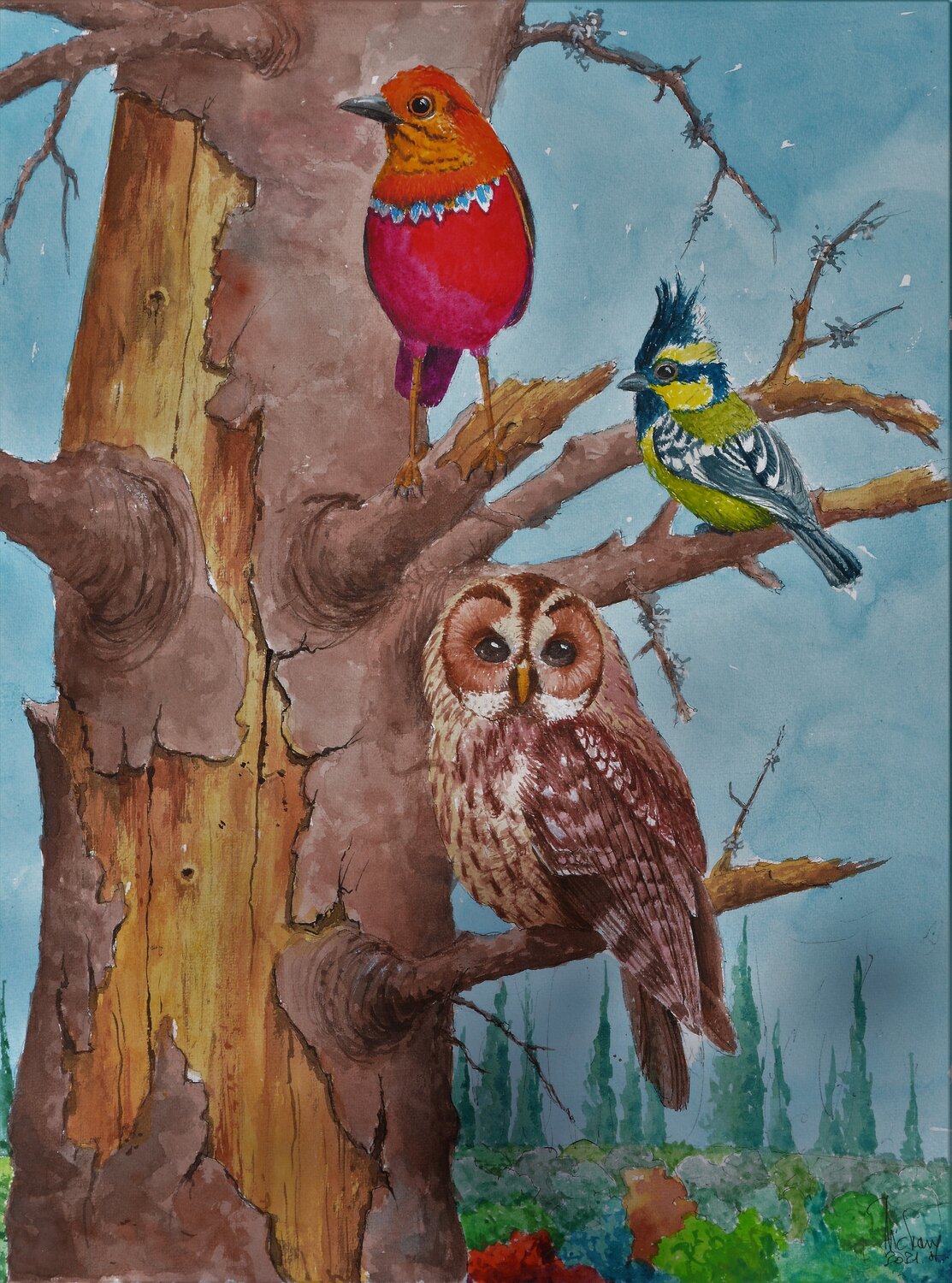 LES OISEAUX Michel MICHAUX