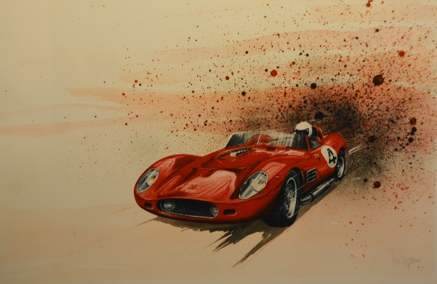 FERRARI TESTAROSSA Michel MICHAUX