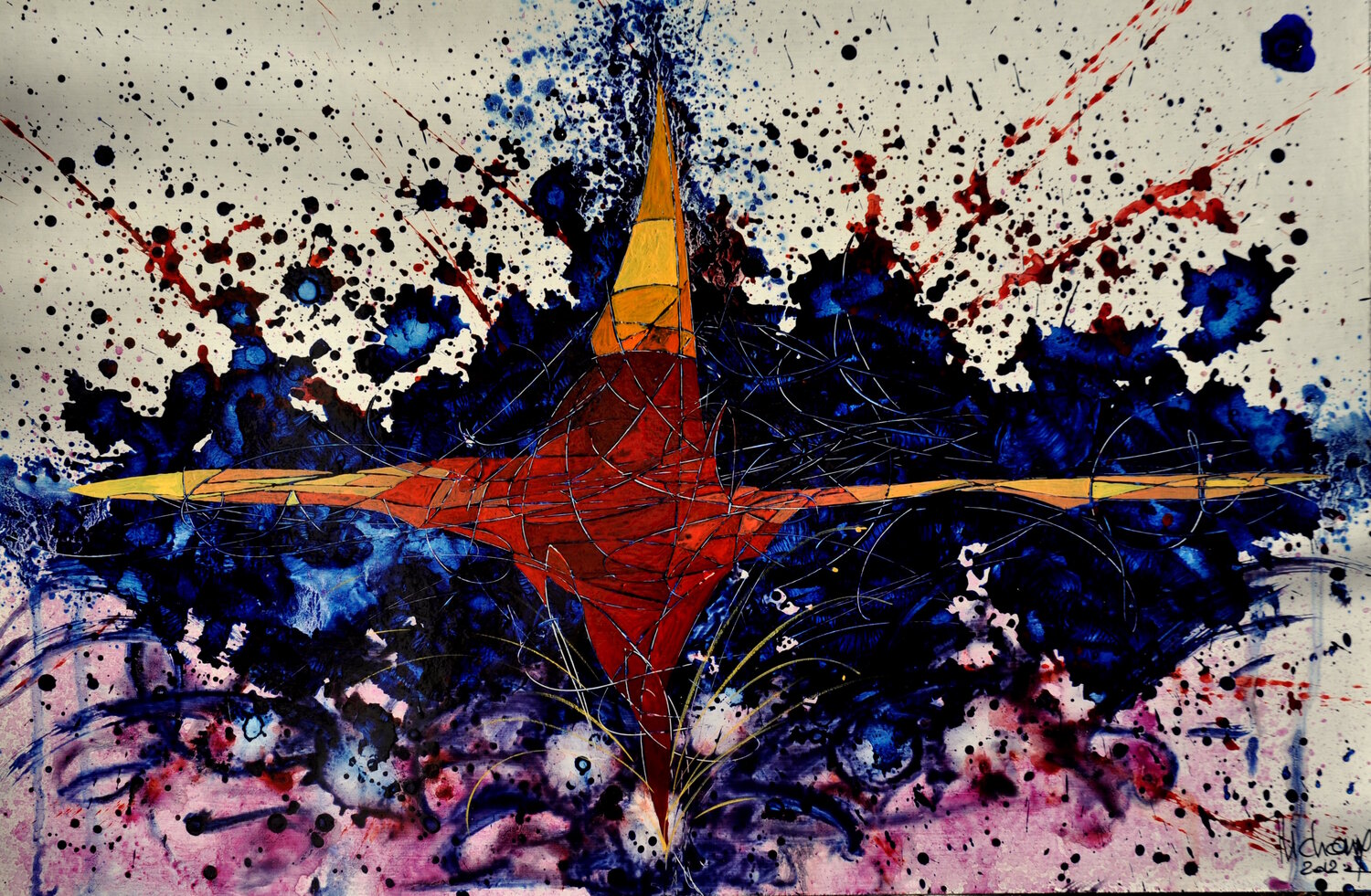 ABSTRACTION 41. Michel MICHAUX