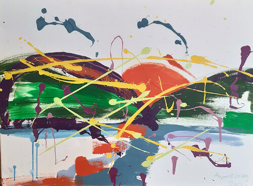 ODD REALISM SUNSET 1 von Agneta E HILDÉN, Malerei kaufen auf Singulart