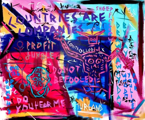 Profit jungle  von Max Turland, Malerei kaufen auf Singulart