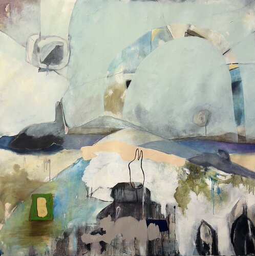 White Rabbit de Kathe Madrigal, Pintura a la venta en Singulart