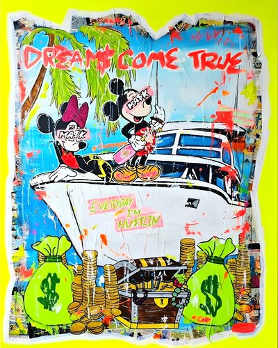 Dream$ come True Mickey and Minnie von Ma$k V., Malerei kaufen auf Singulart
