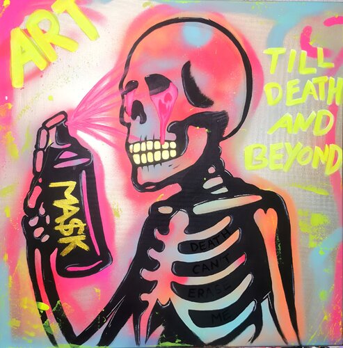 Till death and beyond di Ma$k V., Pittura in vendita su Singulart