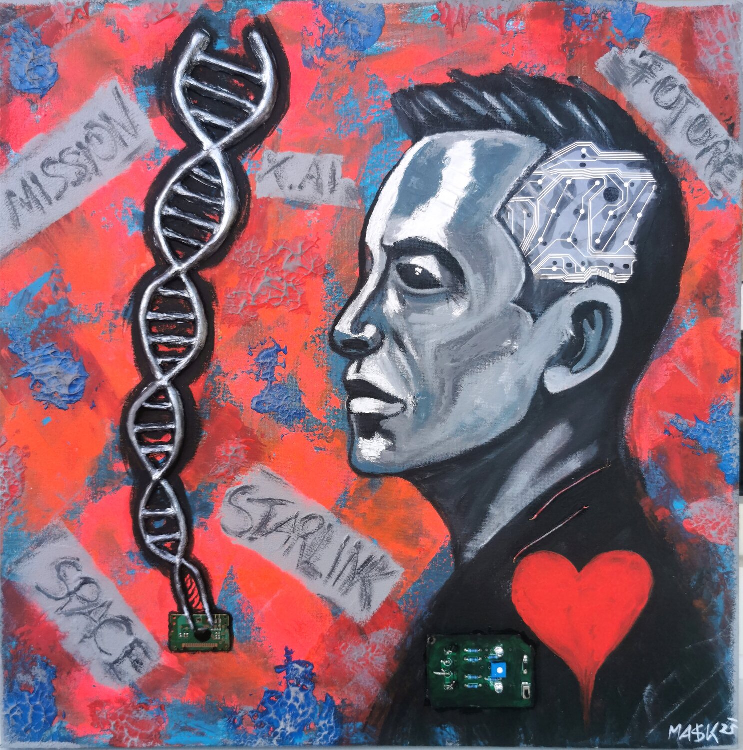 Mars Echo_C | Elon Musk inspired Ma$k V.