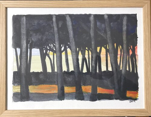 Pinède 02 par Jerome WALLUT, Peinture en vente sur Singulart