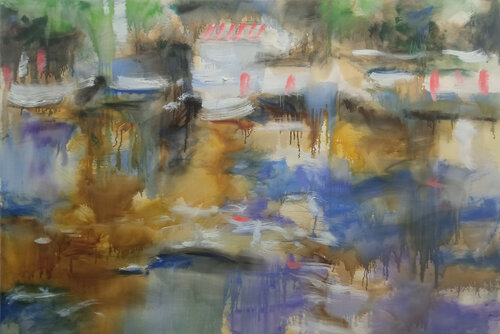 A bay in the sunlight 2 von Robert Nizamov, Malerei kaufen auf Singulart