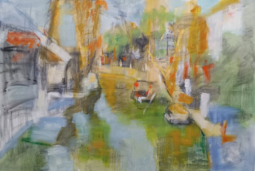 The Old Shanghai van Robert Nizamov, Schilderij te koop op Singulart