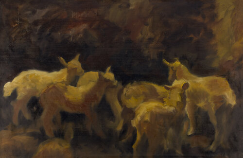 Goats von Robert Nizamov, Malerei kaufen auf Singulart