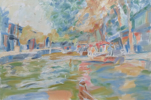 Shanghai Village by Robert Nizamov, 회화 for Sale on Singulart