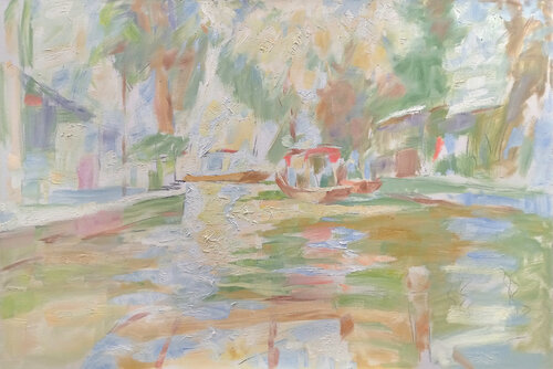Shanghai Village de Robert Nizamov, Pintura a la venta en Singulart