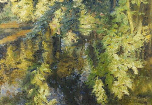 Pond di Robert Nizamov, Pittura in vendita su Singulart