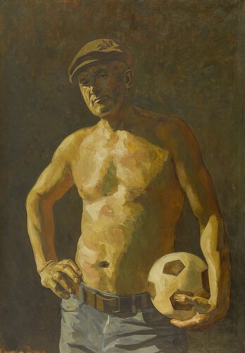 Footballer di Robert Nizamov, Pittura in vendita su Singulart