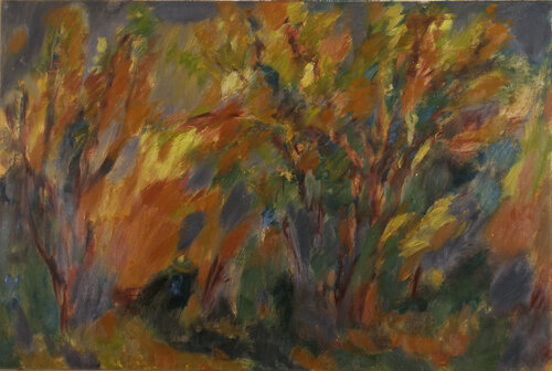 Flower Bush van Robert Nizamov, Schilderij te koop op Singulart