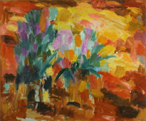 Flower Bush von Robert Nizamov, Malerei kaufen auf Singulart