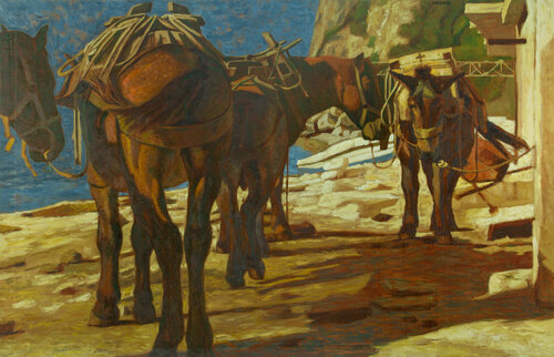Mules 2 de Robert Nizamov, Pintura a la venta en Singulart