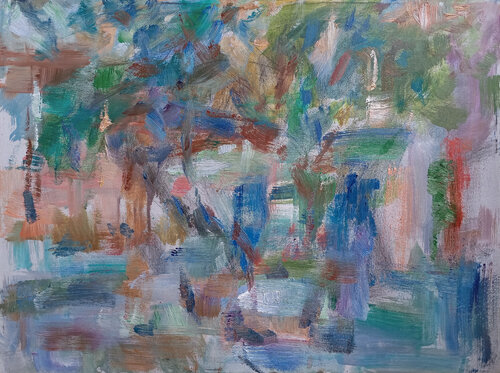 Samarkand, Teahouse 1 by Robert Nizamov, Painting for Sale on Singulart