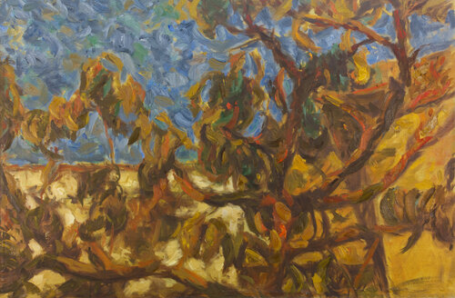 Withered tree van Robert Nizamov, Schilderij te koop op Singulart