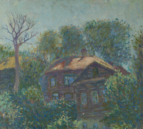 Old House 2 van Robert Nizamov, Schilderij te koop op Singulart