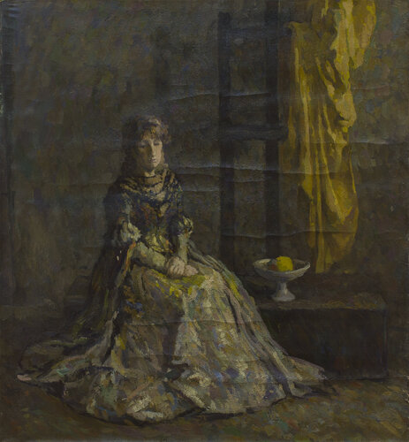 Lady in an Old Dress van Robert Nizamov, Schilderij te koop op Singulart