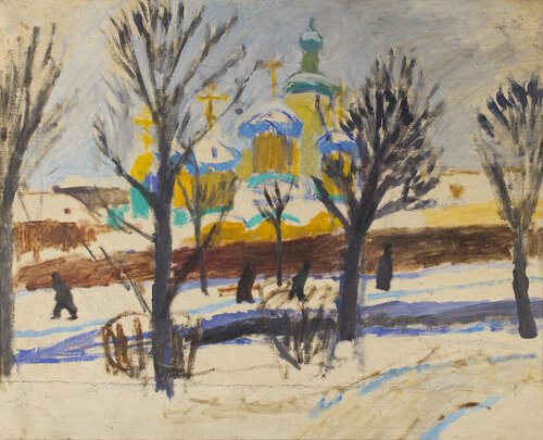 Kazan. Christmas van Robert Nizamov, Schilderij te koop op Singulart