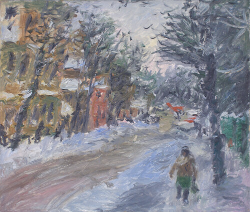 Winter in Kazan 7 de Robert Nizamov, Pintura a la venta en Singulart