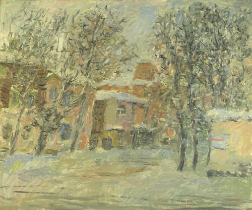 Winter in Kazan 8 de Robert Nizamov, Pintura a la venta en Singulart