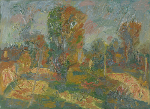 Village di Robert Nizamov, Pittura in vendita su Singulart