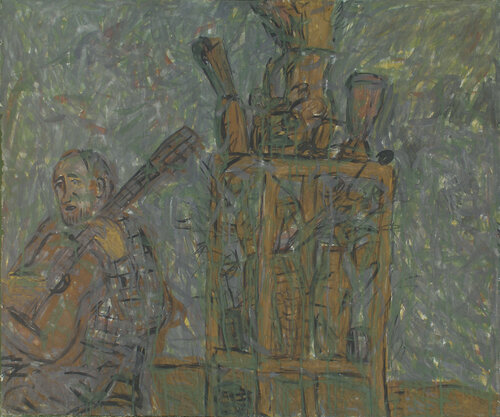 Plays the guitar von Robert Nizamov, Malerei kaufen auf Singulart