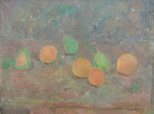 Pears and Oranges di Robert Nizamov, Pittura in vendita su Singulart
