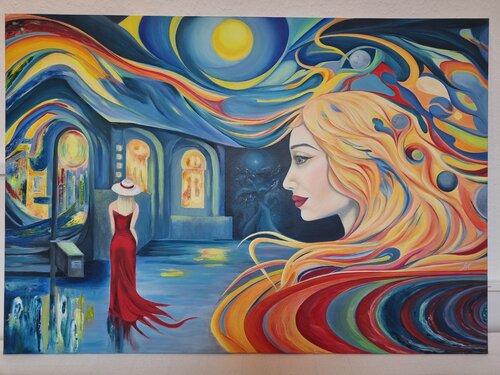 Harmonie der Wahl und das Flüstern des Universum von Alina Khodakova, Malerei kaufen auf Singulart