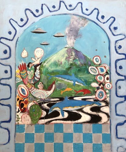 Whispers of the Infinite Cosmic Tide von Stephen Linsteadt, Malerei kaufen auf Singulart