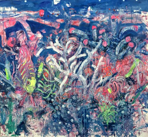 Medusa's Coral by Stephen Linsteadt, 회화 for Sale on Singulart