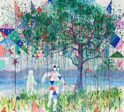 Of Sky and Earth #42 by Stephen Linsteadt, 회화 for Sale on Singulart