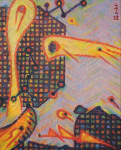 StarsⅣ(2022) van Youn Sung Park, Schilderij te koop op Singulart