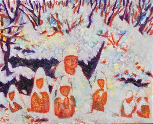 Snow par Youn Sung Park, Peinture en vente sur Singulart