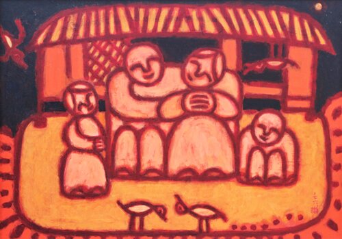 Family van Youn Sung Park, Schilderij te koop op Singulart