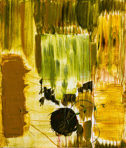 Waldszene im Frühling di johanna schmidt, Pittura in vendita su Singulart