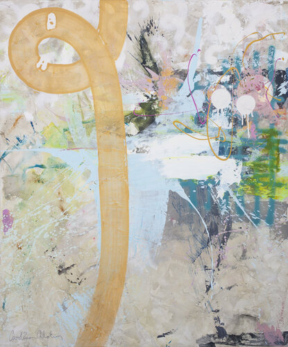 Softly tropical van Carolina Alotus, Schilderij te koop op Singulart