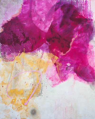 I believe in pink van Carolina Alotus, Schilderij te koop op Singulart