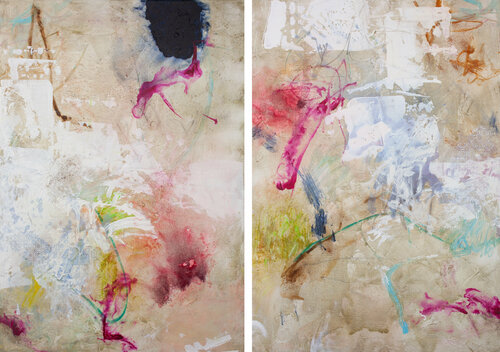 Friday Harmony (diptych, 2 pieces) van Carolina Alotus, Schilderij te koop op Singulart