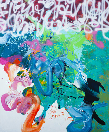 Bigger on the inside van Carolina Alotus, Schilderij te koop op Singulart