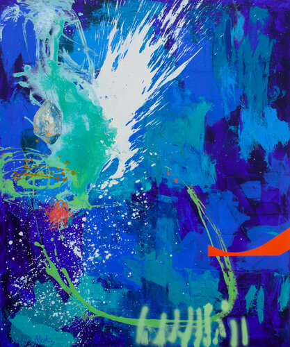 Neptune's dream di Carolina Alotus, Pittura in vendita su Singulart