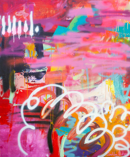 Shiny Happy People van Carolina Alotus, Schilderij te koop op Singulart